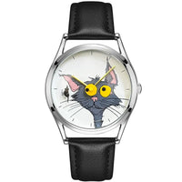 Eye Chaser Joker Cat Analog Watch