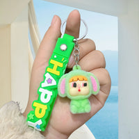 Cry Baby Happy Power Keychain