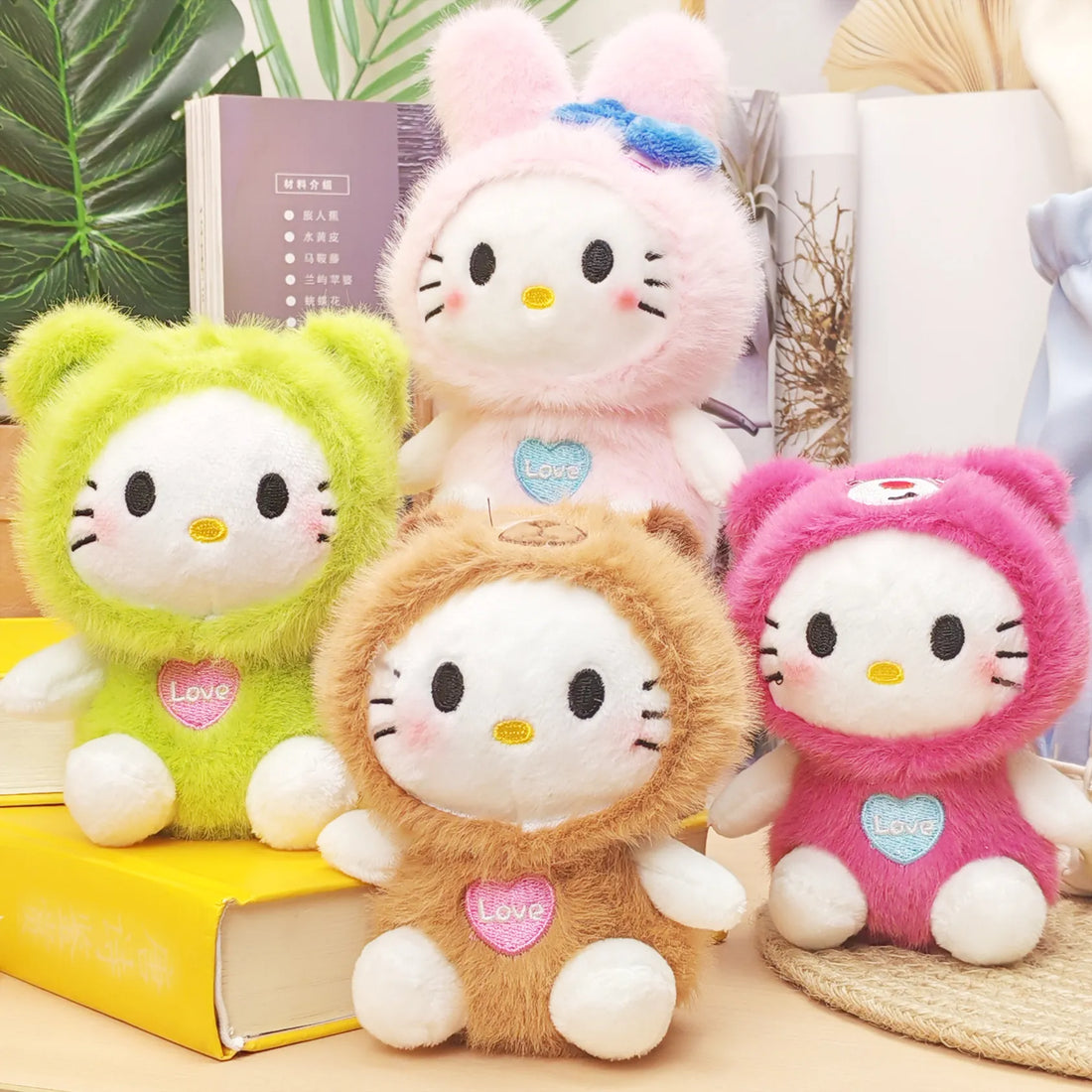 Hello KT Love Costume Keychain