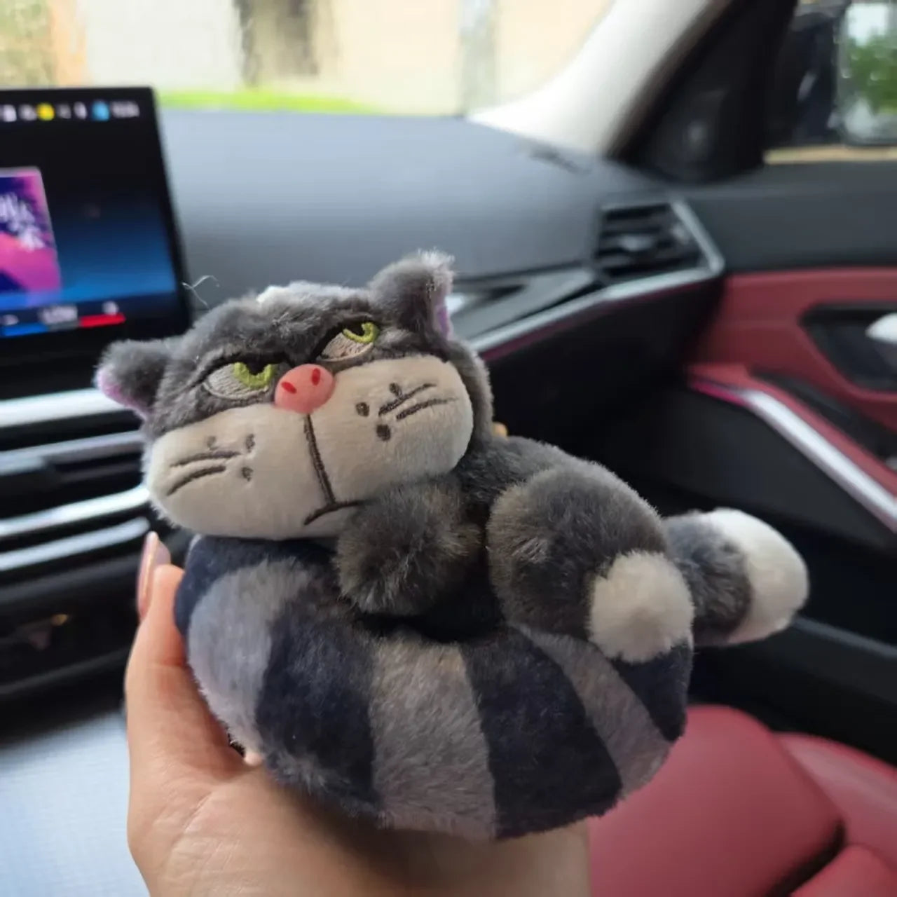 Lucifer Cat Grump Tales Plush Keychain