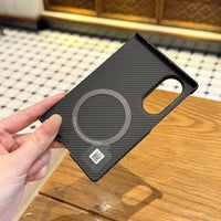 Samsung Carbon Magnetic Phone Case (For Z Fold 8)