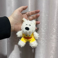 West Highland Pup Dress-up Plush Keychain