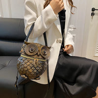 Athena Owl Nocturnal Satchel Handbag