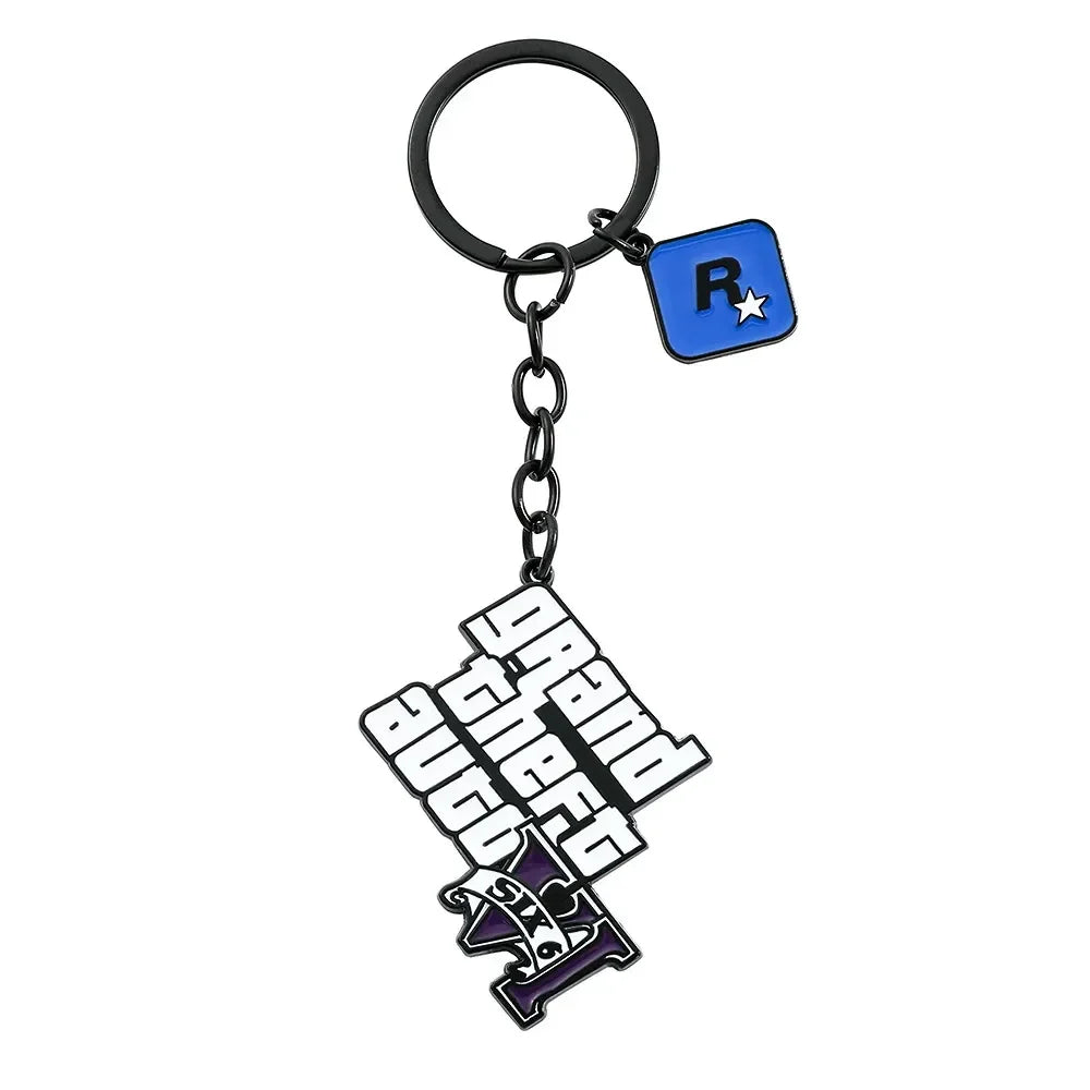 GTA Six Vice City Vibes Keychain