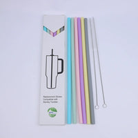 Universal Silicone Straws & Brush Set For Stanley Tumbler