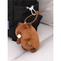 Capybara Bubble Blow Plush Keychain