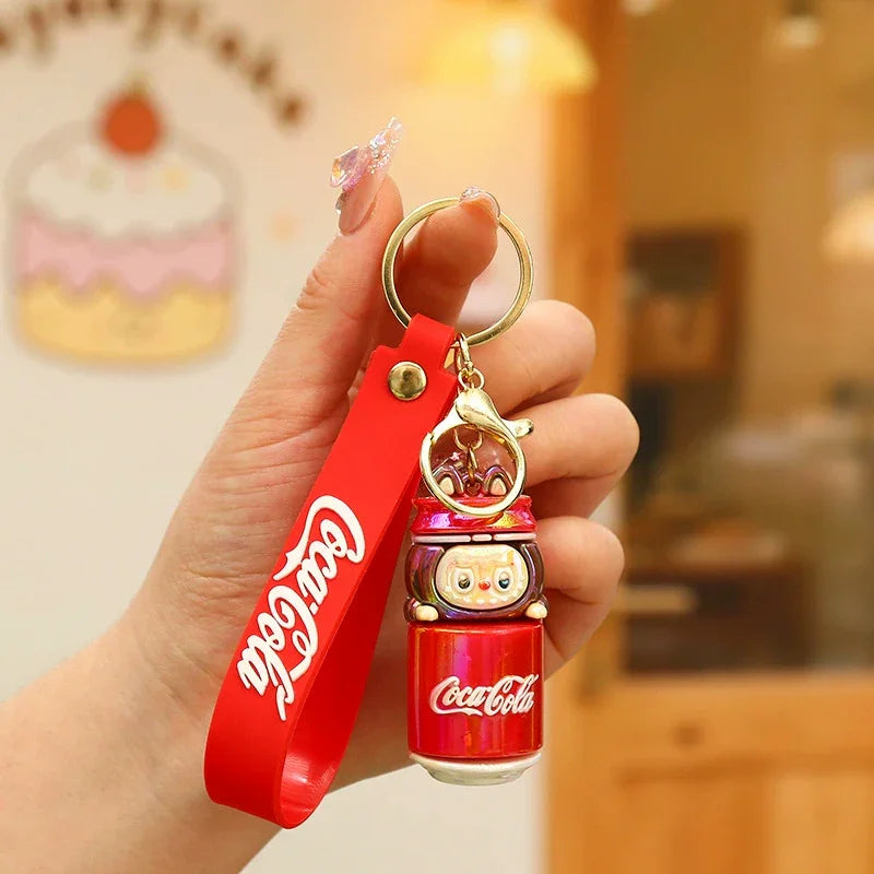 Labuboo Coke Electroplated 3D Keychain