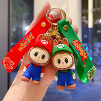 Labubu Hero Cosplay 3D Keychain