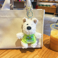 West Highland Pup Dress-up Plush Keychain