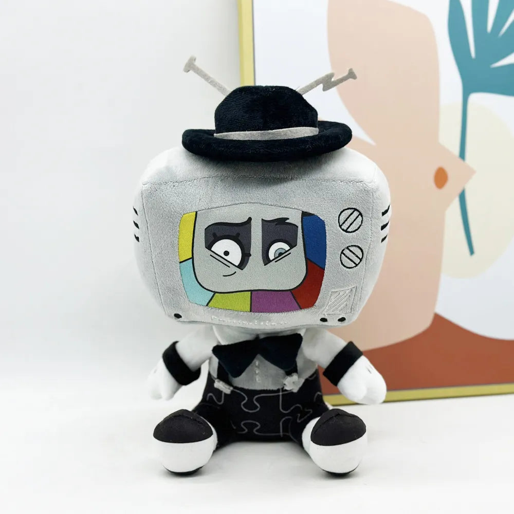 Mr. Puzzles Dapper TV Head Plush Toy (35 cm)