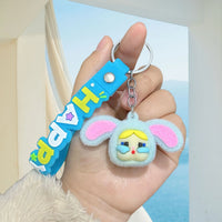 Cry Baby Happy Power Keychain