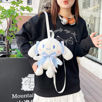 Sanliou Bow-Ribbon Duo Mini Backpack