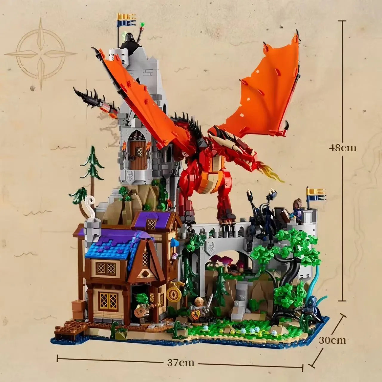 D&D Red Dragon's Tale Building Blocks (3,745 Pcs)