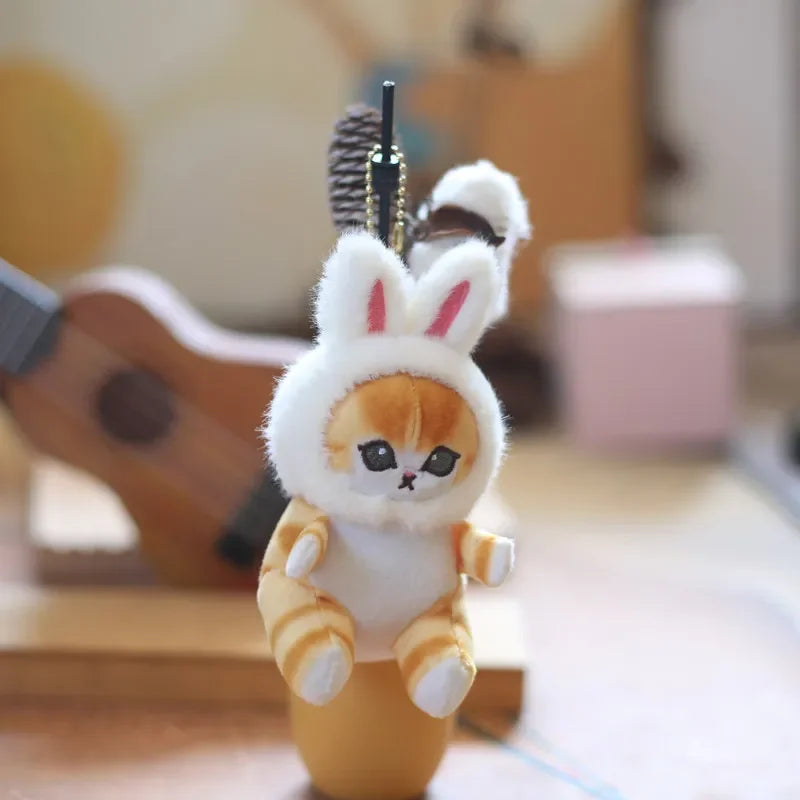 Mofusand Cat Meow Bunny Keychain