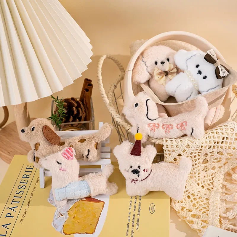 Posh Poodle Pup Plush Keychain