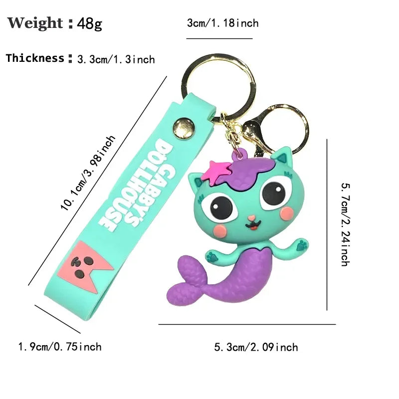 Gaby's Dollhouse Crew Keychain