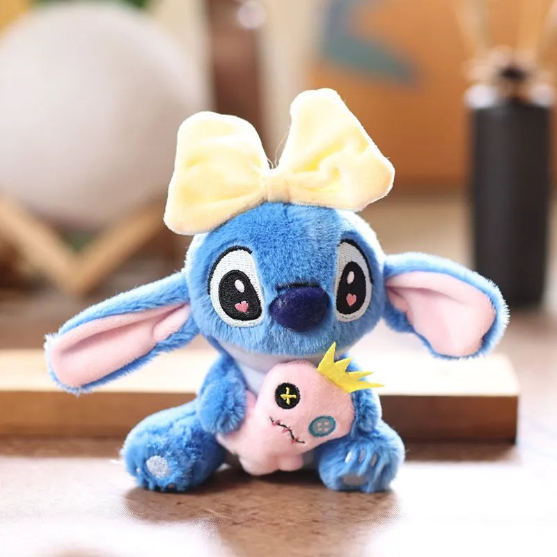 Cosmic Alien Bowknot Scrump Hug Keychain