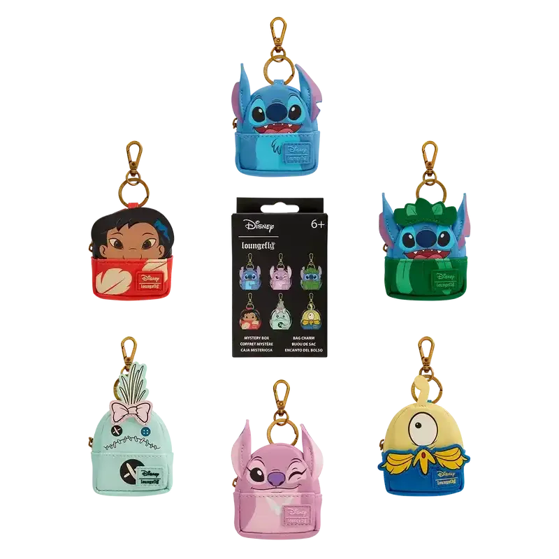 Boîte aveugle pour mini sac à dos LoungeFly Cosmic Alien 