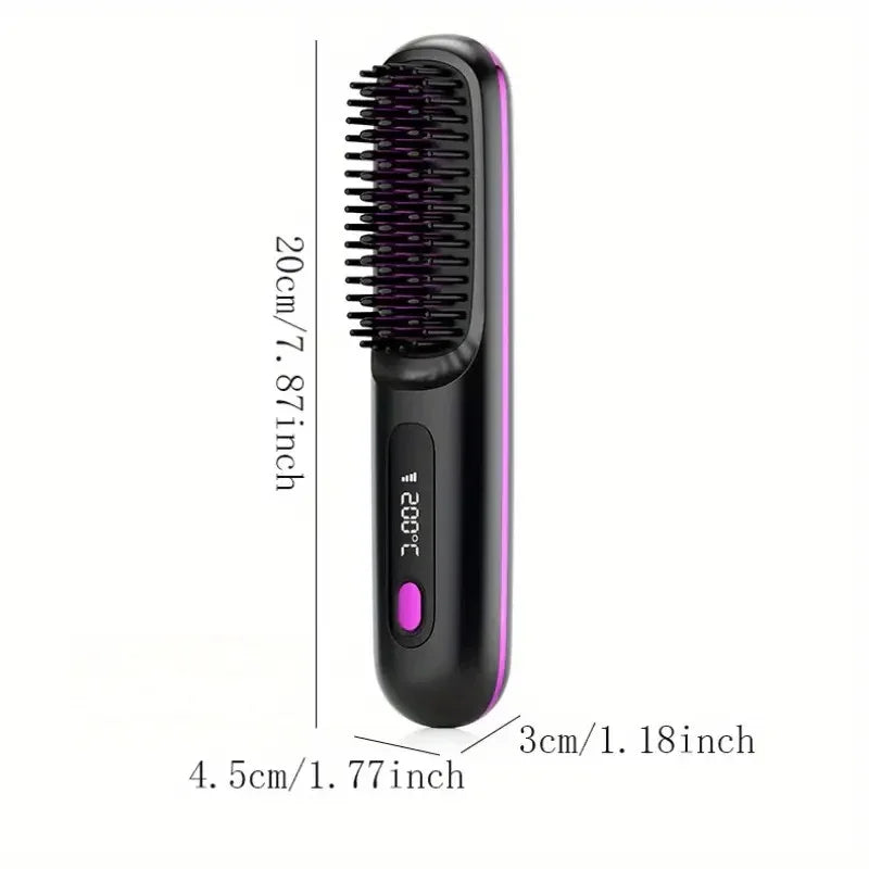 AuraGlide Wireless Straightening Brush