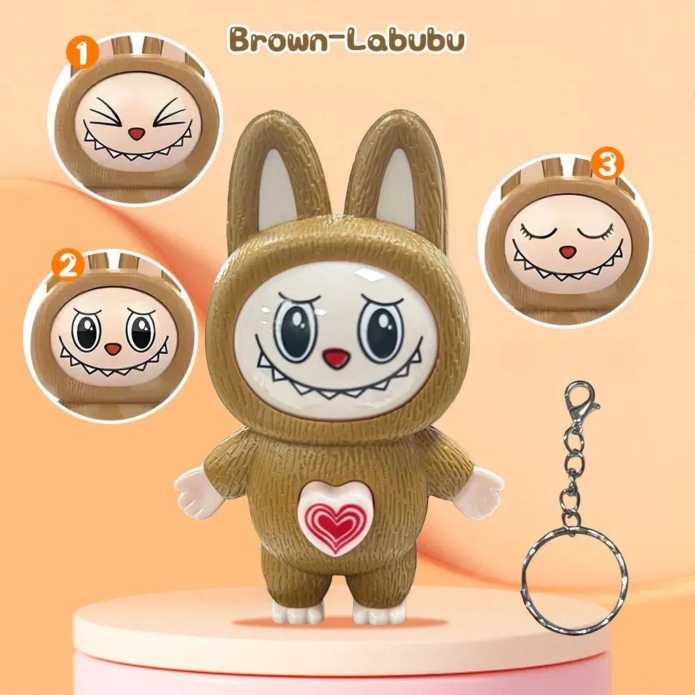 Labubu Monochrome Mood Swings Keychain