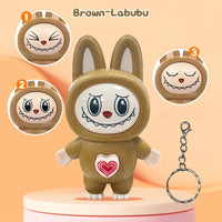 Labubu Monochrome Mood Swings Keychain