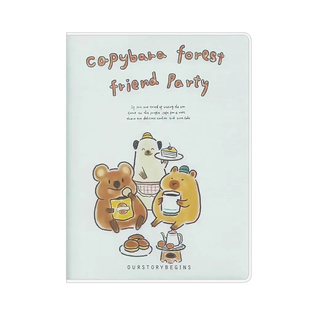 Capybara Forest Friend Party A7 Pocket Diary