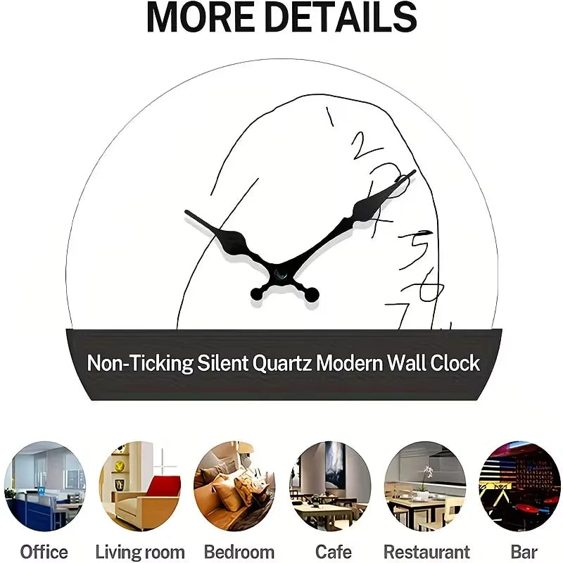 Doodle Dial Premium Silent Graffiti Wall Clock