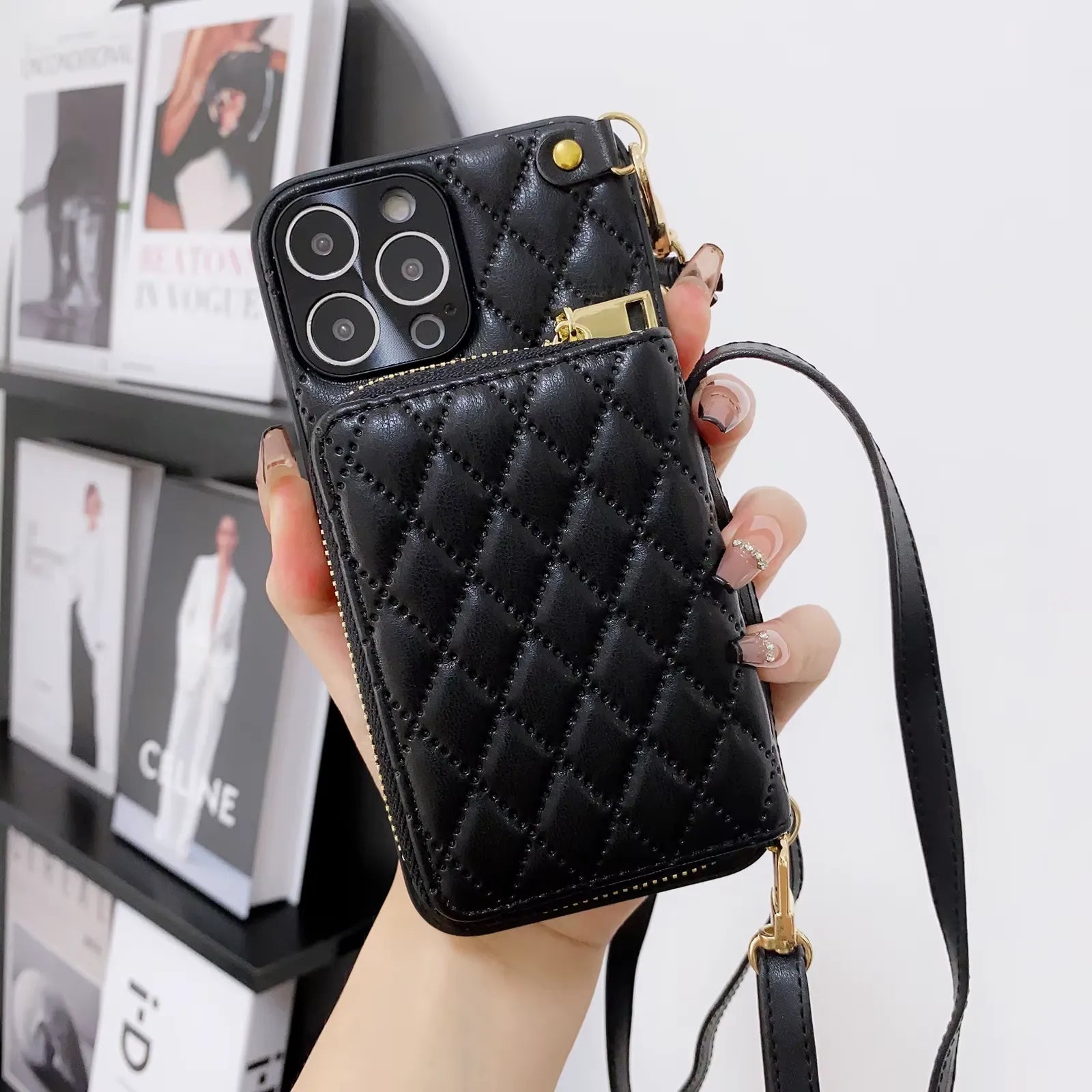 Hands-Free Glam Crossbody Case (for iPhones)