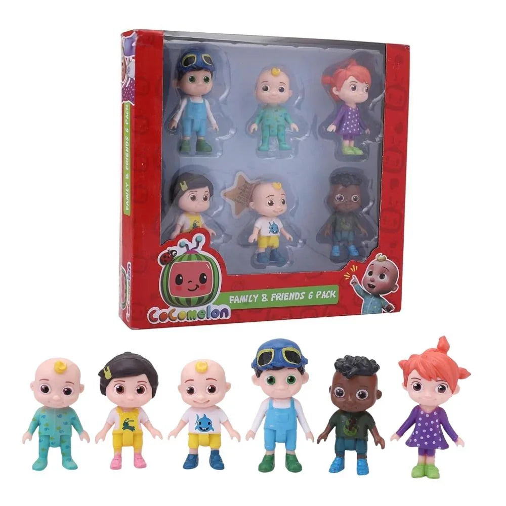 Cocomelon Family & Friends Figures (Set of 6)