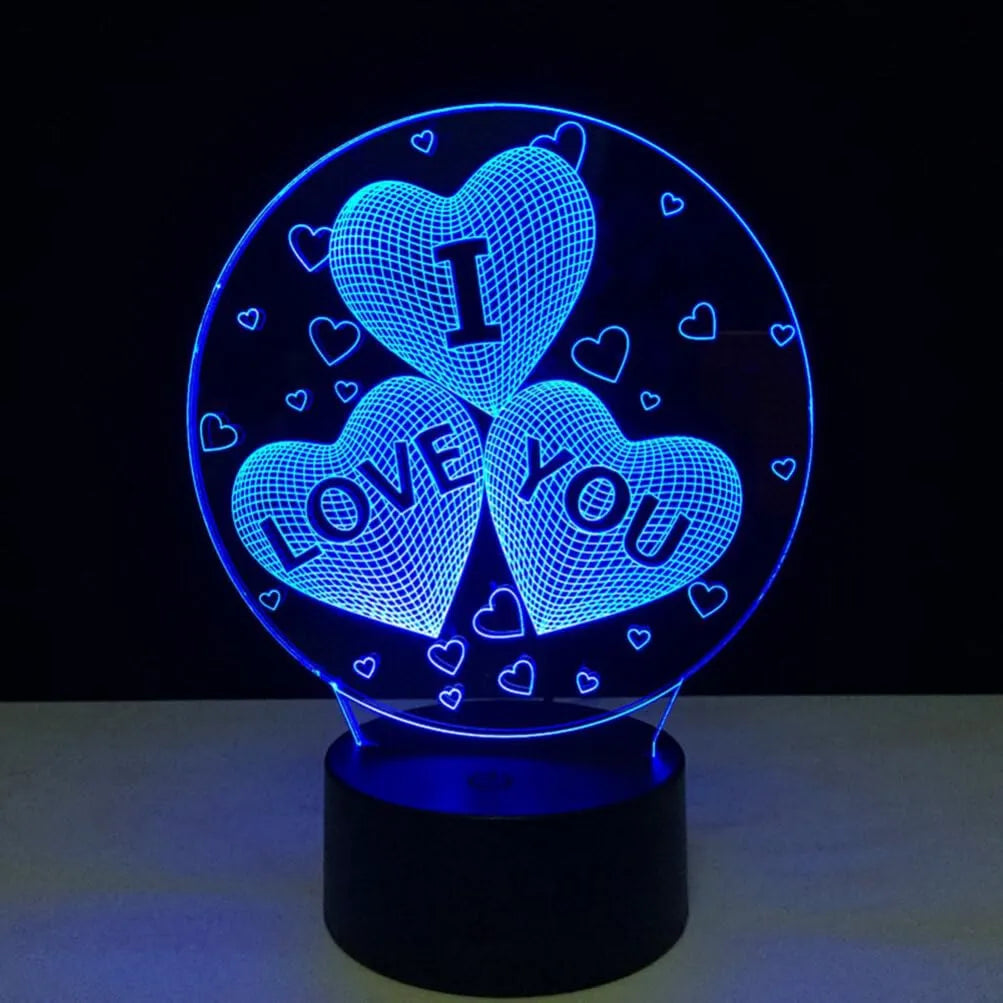 ILoveYou Heart Spark LED Lamp