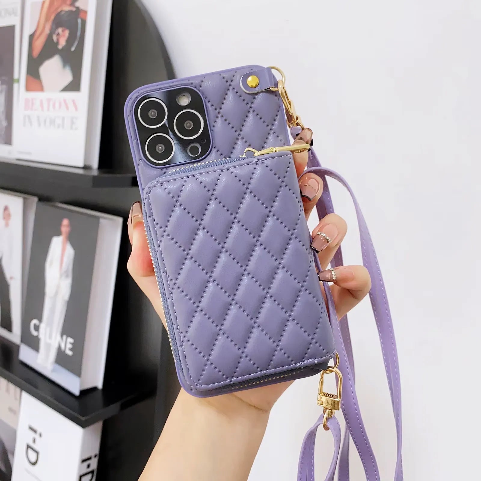 Hands-Free Glam Crossbody Case (for iPhones)