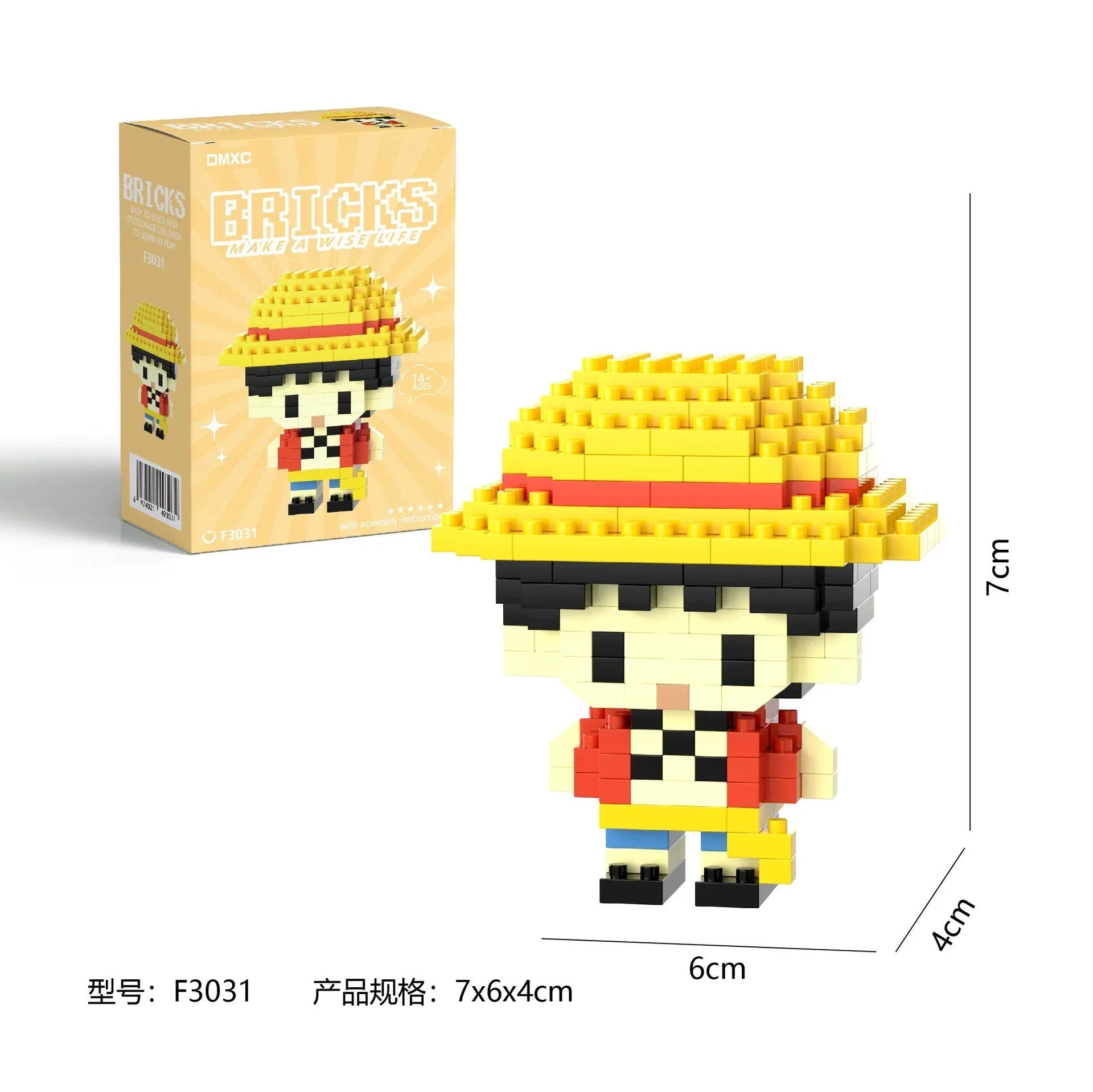 Bricks Anime Themed Micro Building Blocks