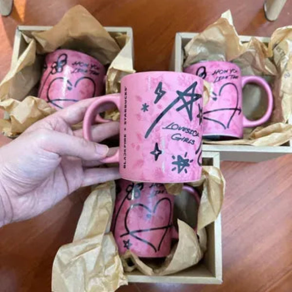 StarBX BlackPink Doodle Mug (12 oz)