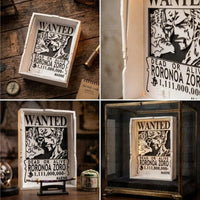 Roronoa Zoro Wanted Poster Shadow Projection Lamp