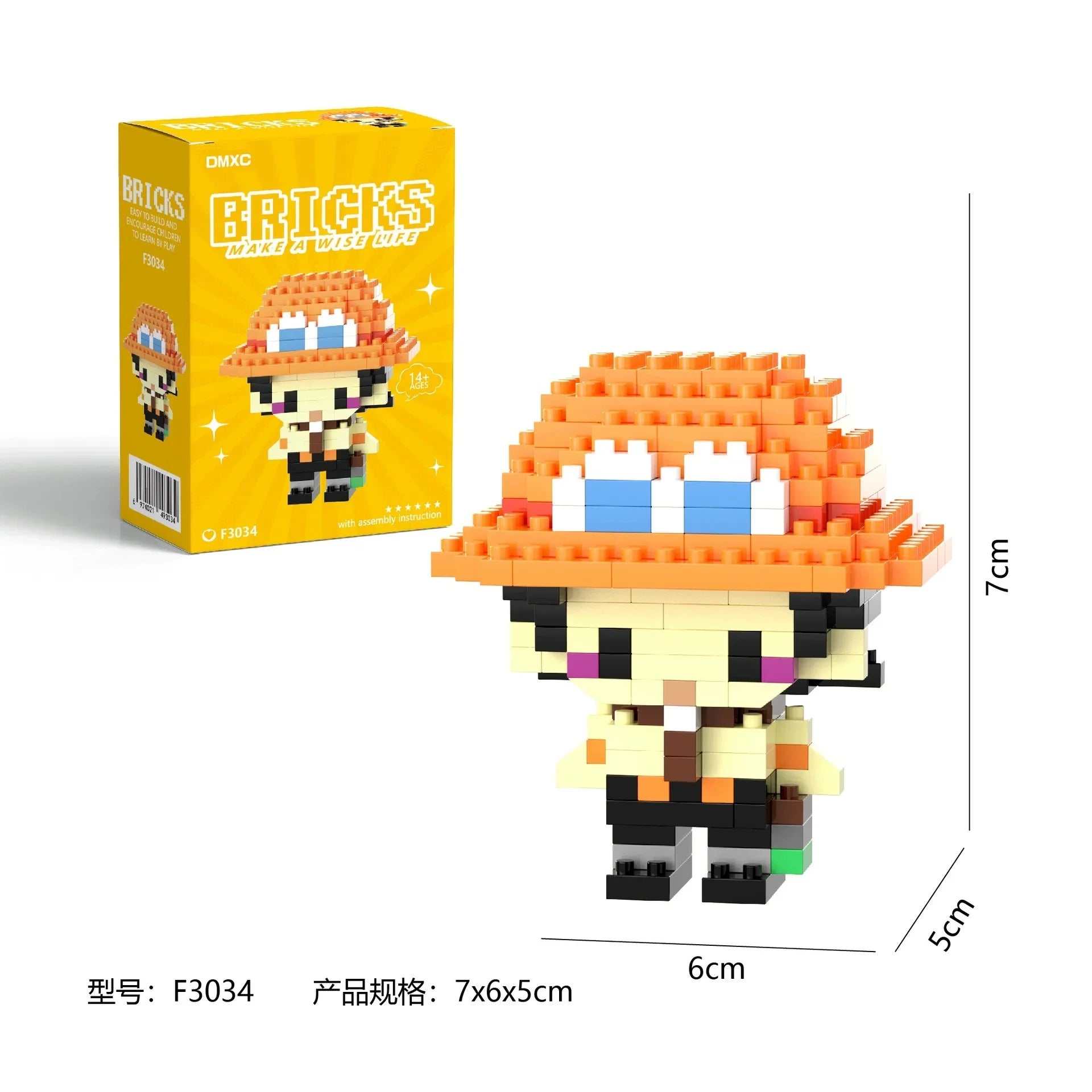 Bricks Anime Themed Micro Building Blocks