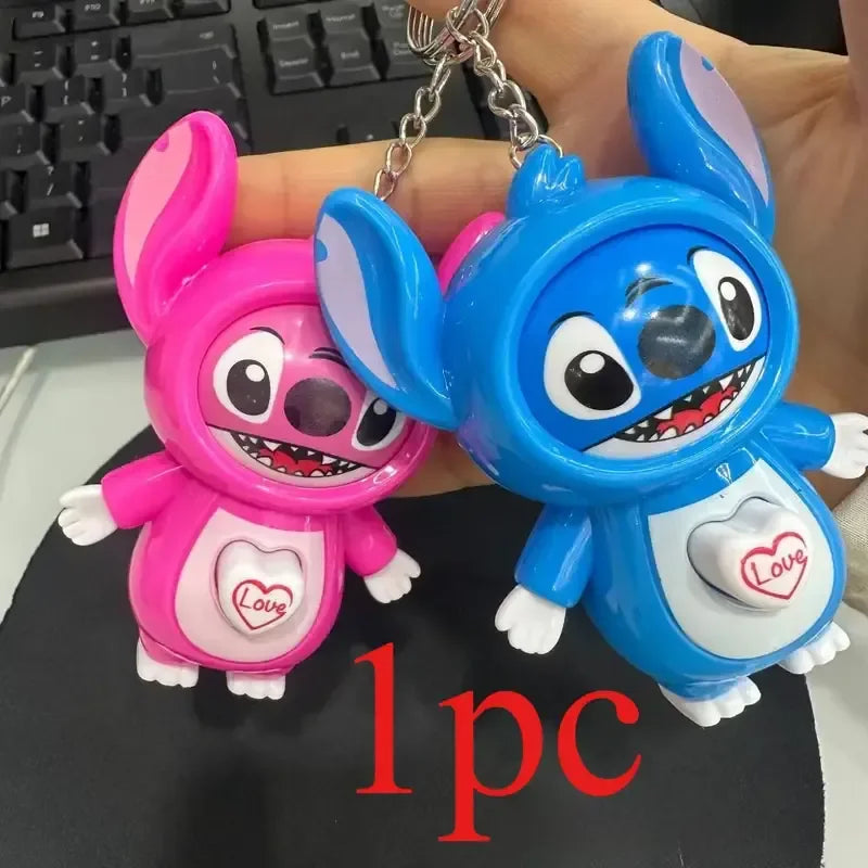 Stitch & Angel Mood Swings Keychain