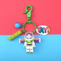 Brick Brigade Hero Blocks Keychain