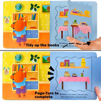Bear’s Tidy-Up Time Interactive Lift-the-Flap Board Book
