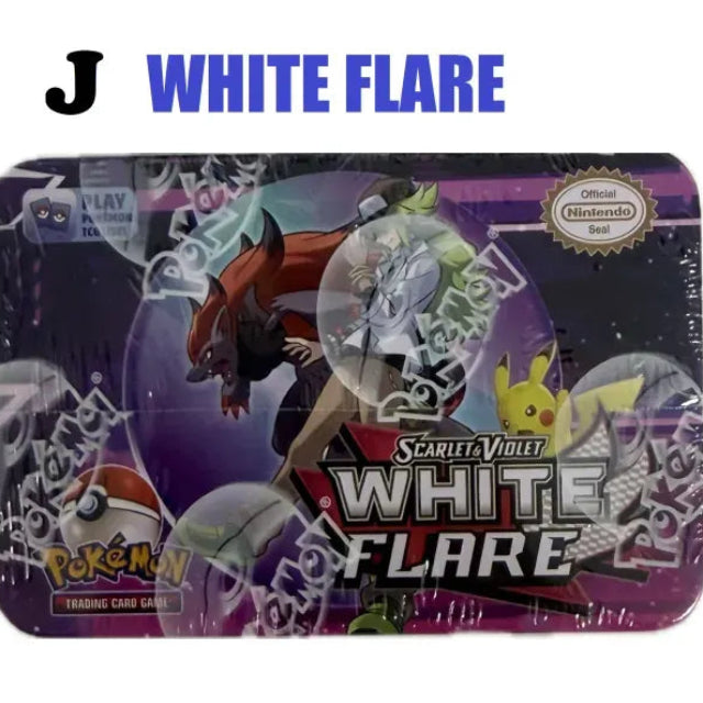 Pokemon TCG Scarlet & Violet White Flare Storage Tin