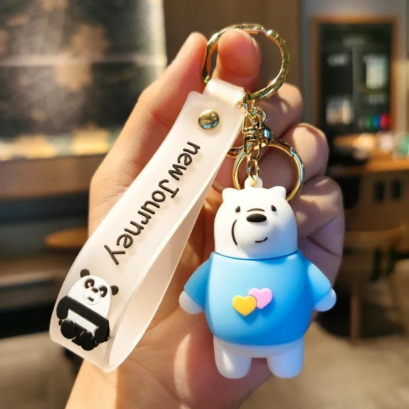We Bare Bears New Journey Keychain