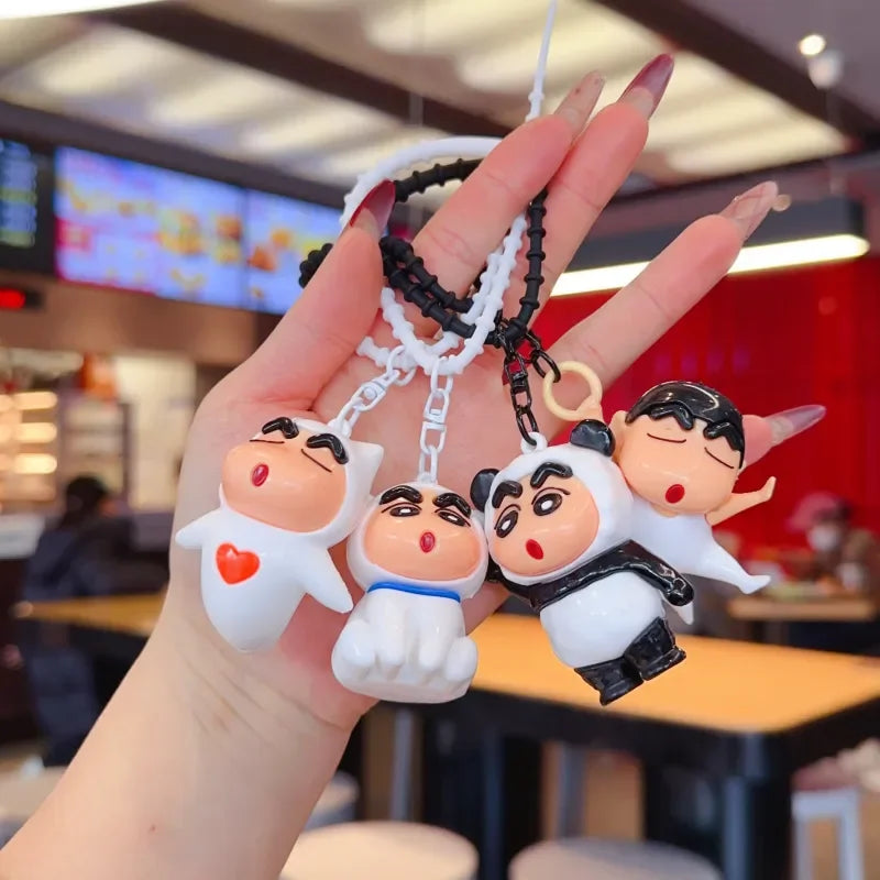 Shinichan Drawstring Doodle 3D Keychain