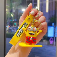 Minions Beach Fun 3D Keychain