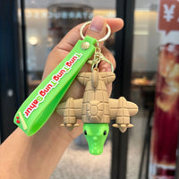 Brainrot Brigade 3D Keychain