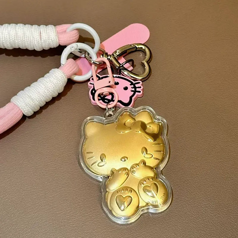 Sanliou Icons 20mg Gold Charm Keychain