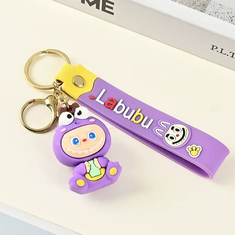 Labubu Dino Cosplay 3D Keychain