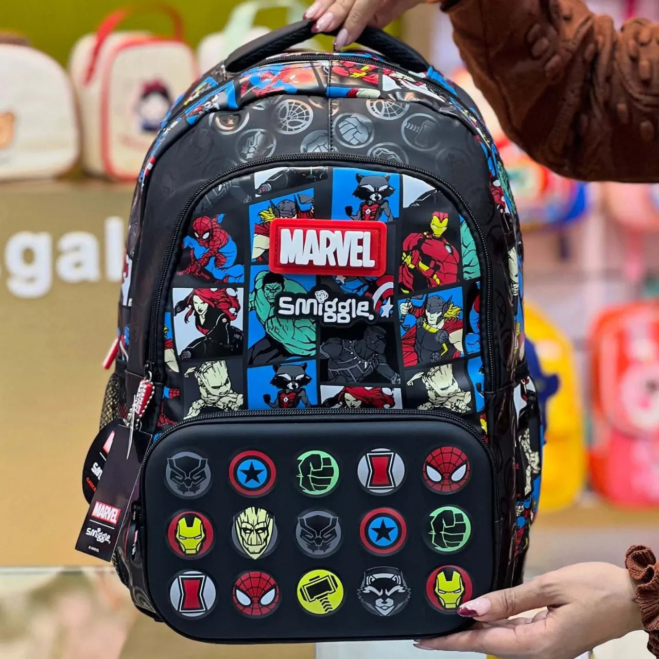 MARVEL SMGL Avengers Comic Panel Classic School Backpack