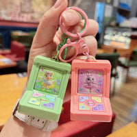 Mini Retro Arcade Fingertip Dance Machine Keychain