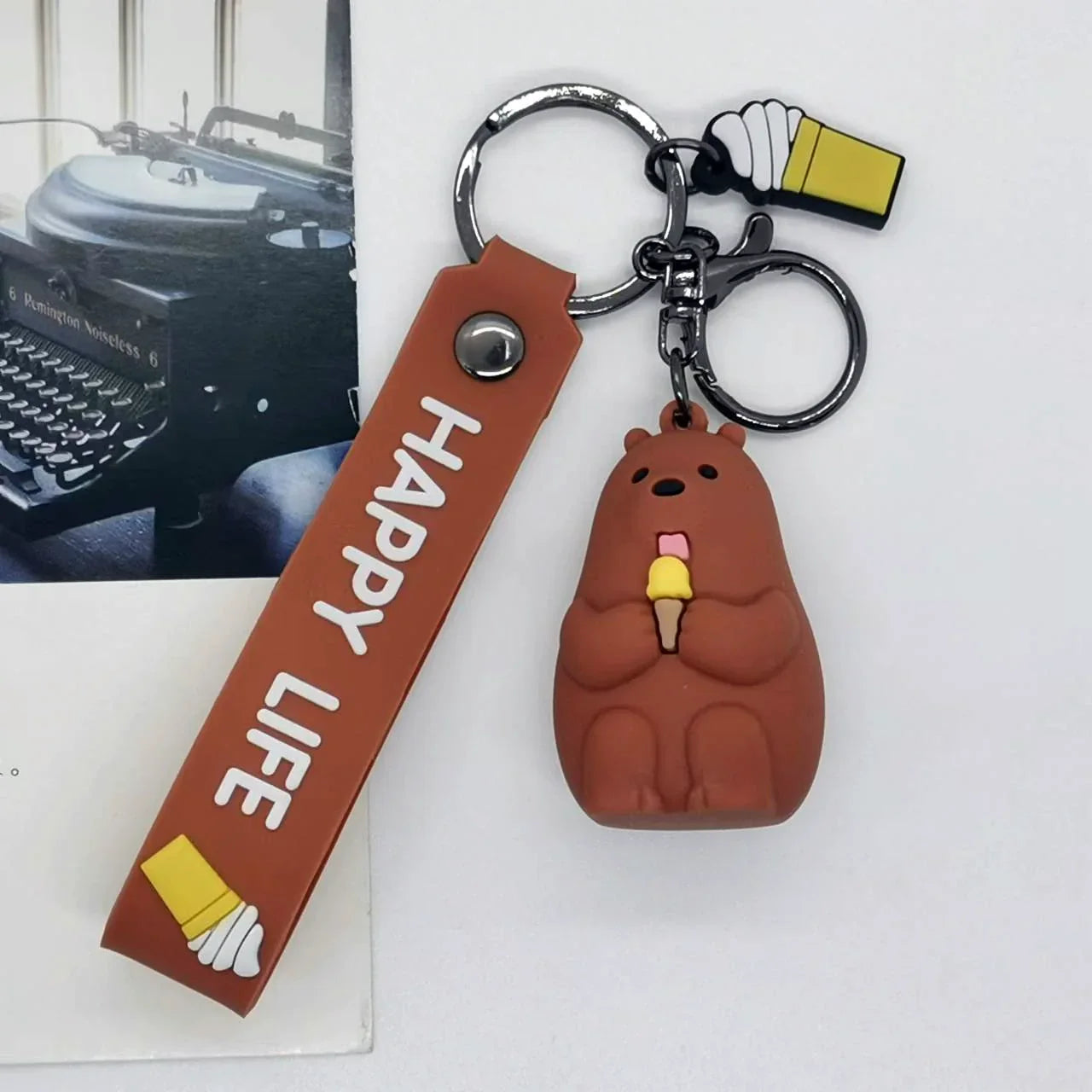 We Bare Bears Ice Scoop Keychain