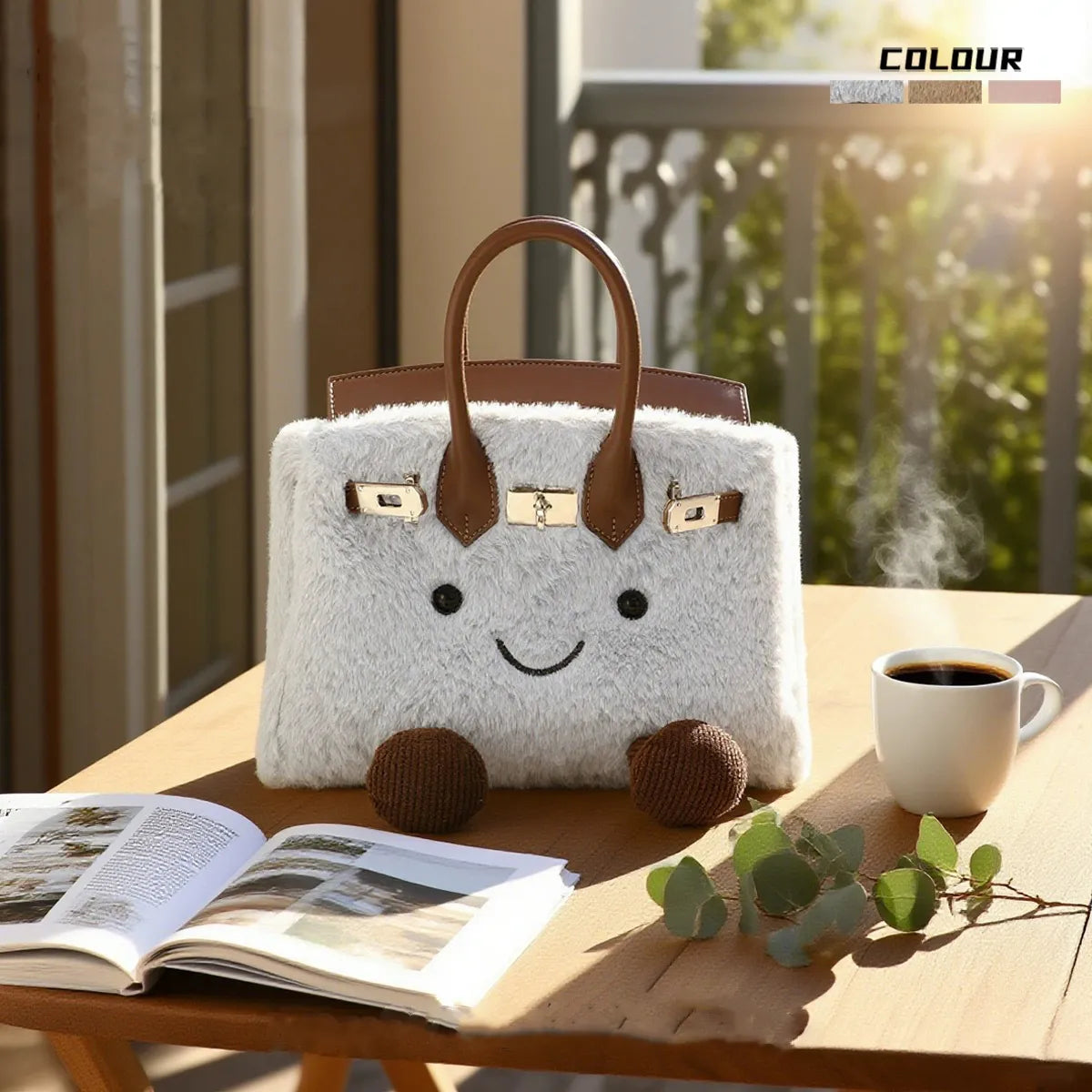 JC Jolypuff BRKN Premium Plush Bag