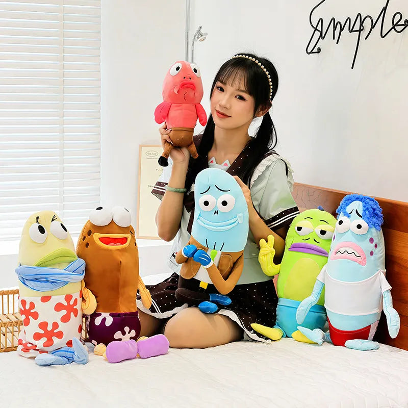 Iconic Bikini Bottom Background Fish Plushies